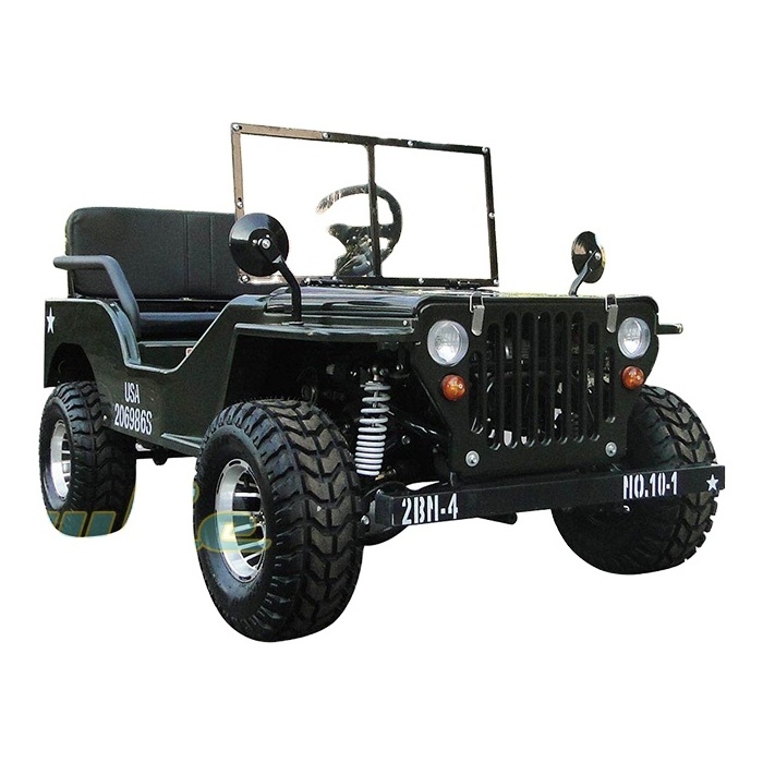 KNL Factory sale china mini jeeps willys 49cc quads for kids petrol cars gas powered atv 50cc 50cc, 110ccc, 125cc, 150cc