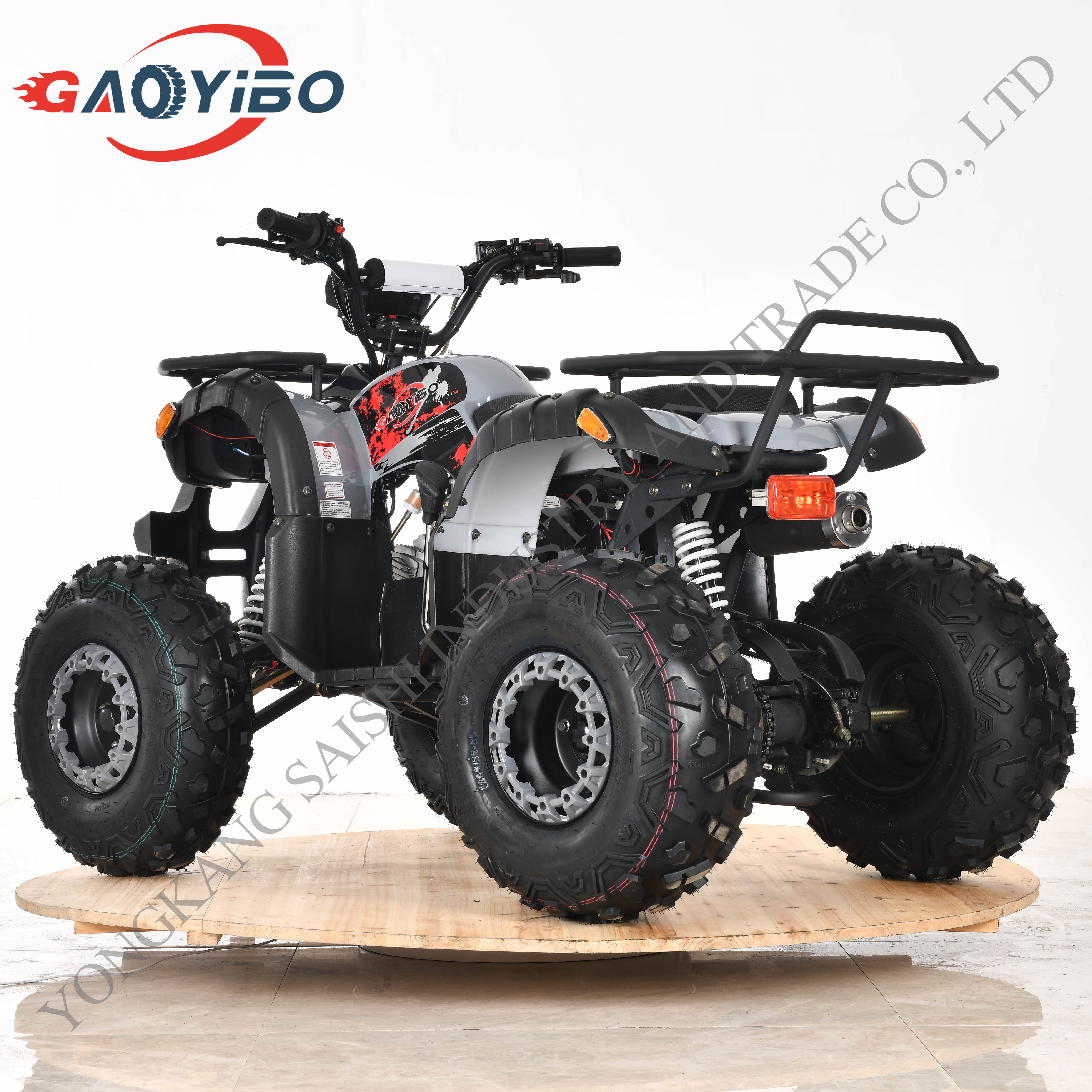 2023 Best Selling Adults Quads ATV Gas fuel ATV 8 inch 125 cc ATV