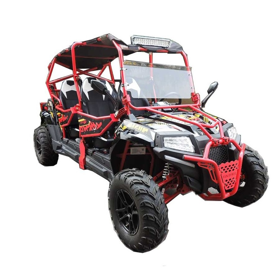 KNL Fangpower street legal go kart cuatrimotos chinas 400cc 4 seat shaft drive quad bikes utv