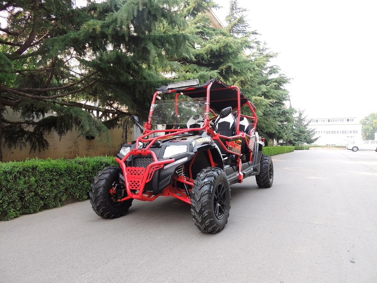 KNL Fangpower street legal go kart cuatrimotos chinas 400cc 4 seat shaft drive quad bikes utv