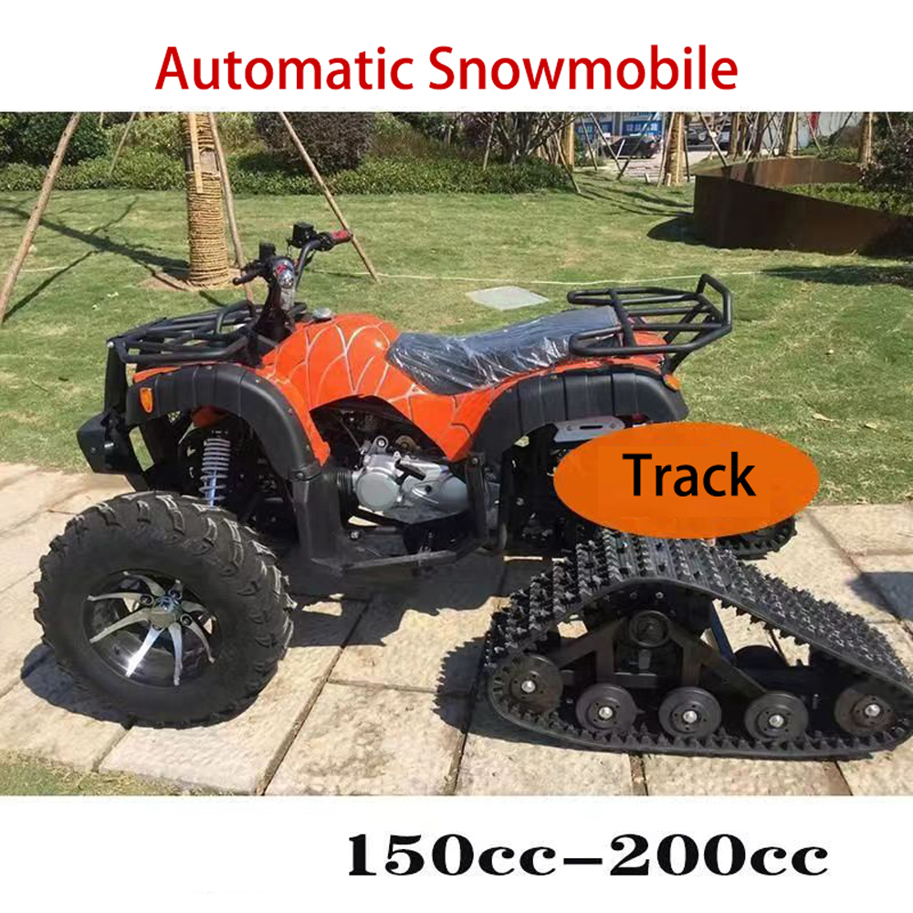 Hot sale Snow bike 4 Wheel 125CC 150CC 200CC 250CC Snow Vehicle adult Snow Racing Rubber Tracks For Atv Snowmobile