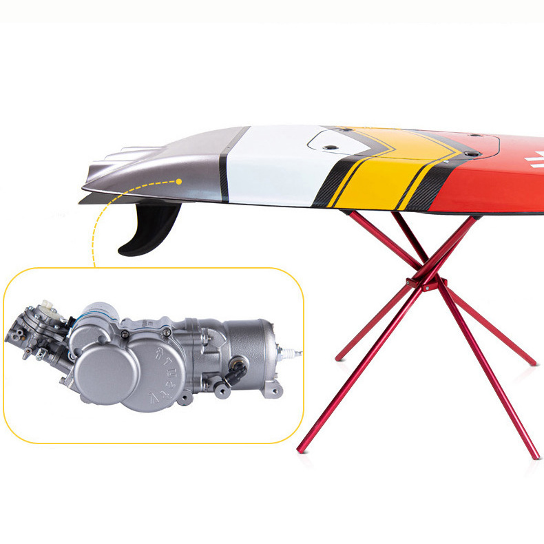 KNL Hot selling 110cc two-stroke water-cooled fuel engine 50km/h long endurance powerful carbon fiber surfboard for sale