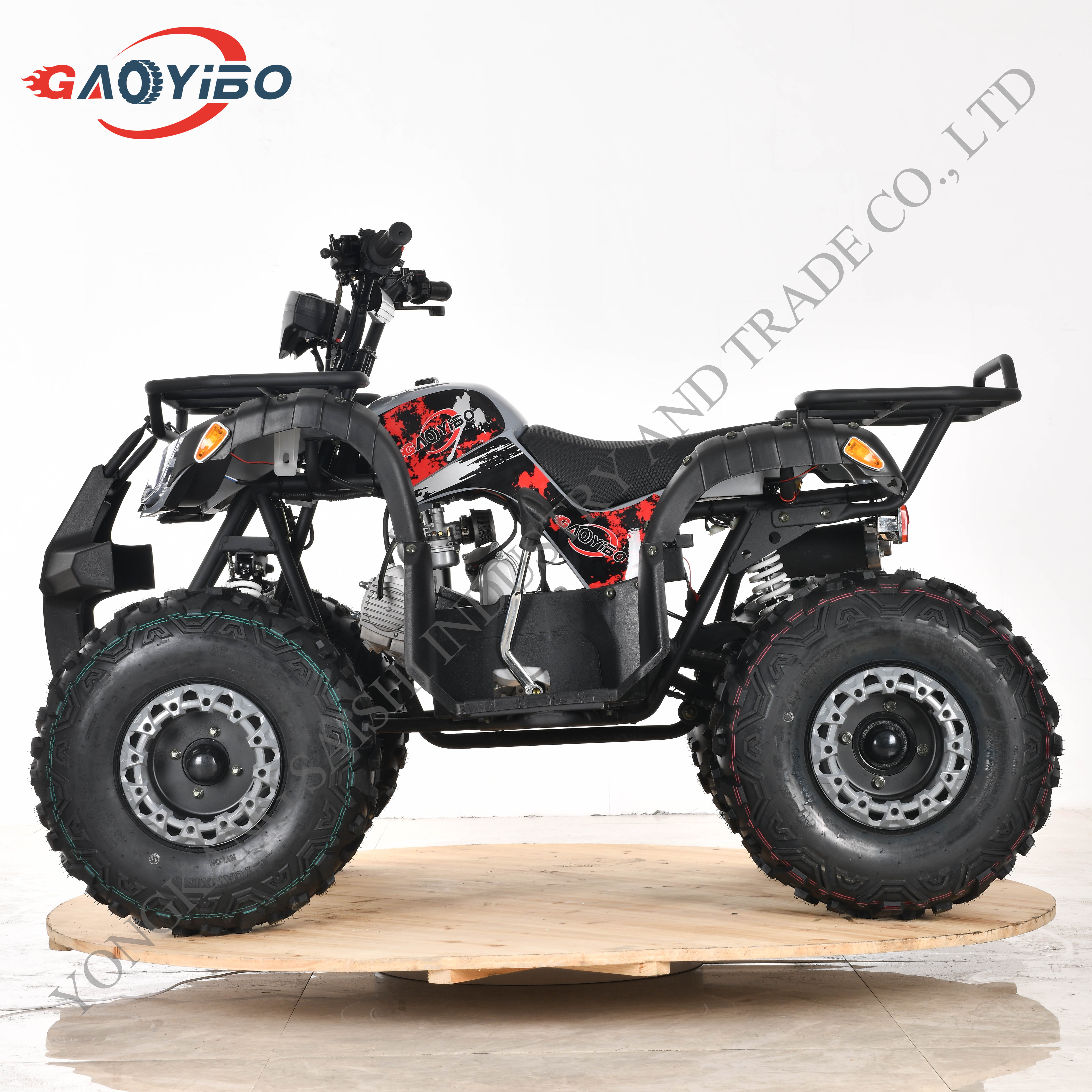 2023 Best Selling Adults Quads ATV Gas fuel ATV 8 inch 125 cc ATV