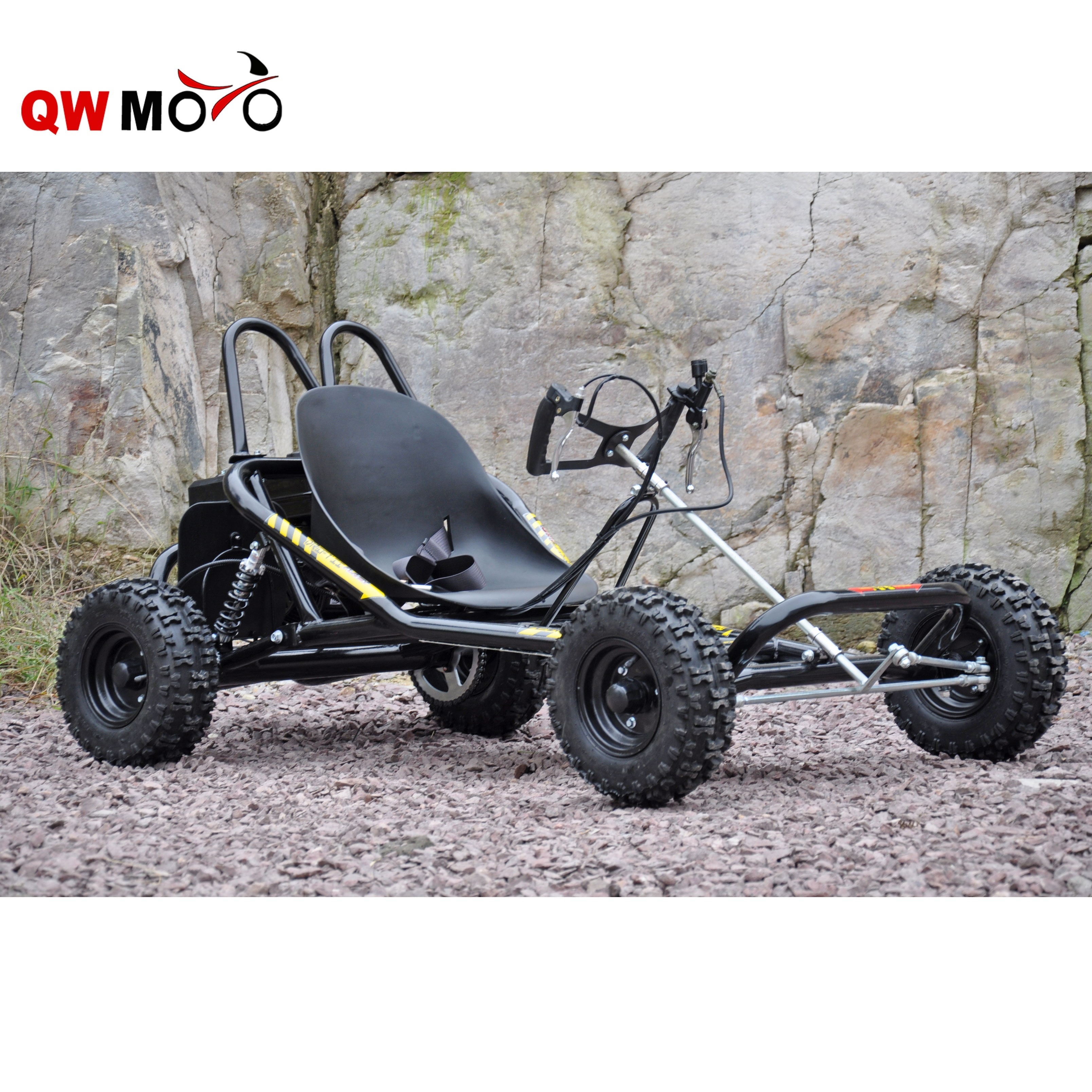 QWMOTO Racing adult Go Kart buggy 196CC 200CC cheap gas powered go karts for sale