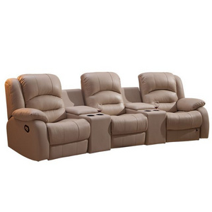 OEM  Home Theatre Seats Cinema Recliners Sofa Seating Electric Smart 2 Seater Adjustable Real Leather Lift Chair Living Room