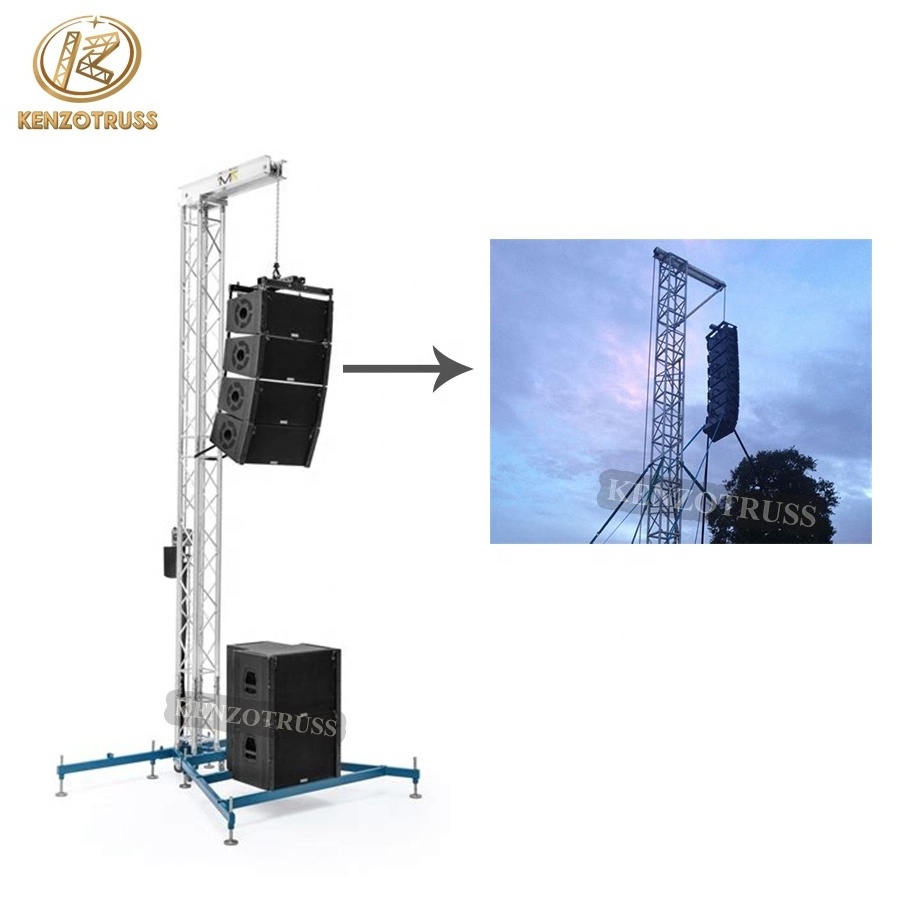 Aluminum Audio Line Array Truss Speaker Truss Stand