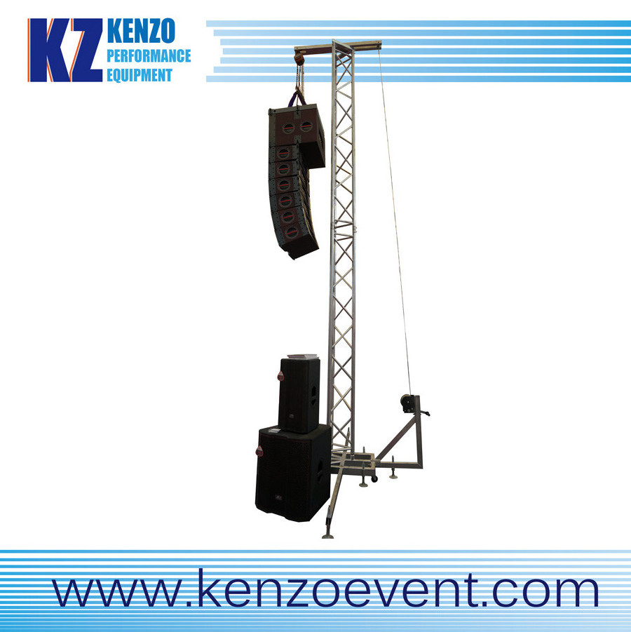 Aluminum Truss Lift Tower, Truss Stand, Line Array Speaker Lift