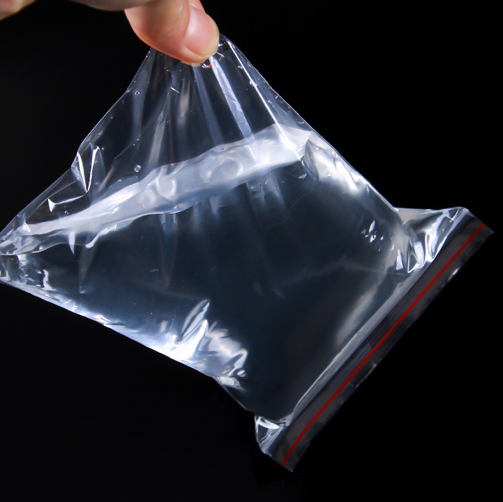 Resealable Thickened  Grip Seal LDPE Poly Polythene Plastic Transparent Plastic Bag PE Clear Zip Lock Jewelry Sample Bag