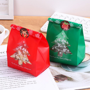 Snowflake Christmas Tree Gift Bags Merry Christmas Baking Packaging Bag Candy Boxes Xmas Decorations for Home