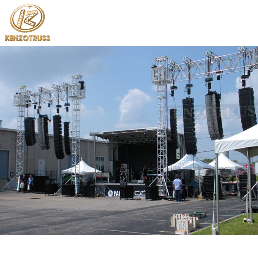 Heavy Duty Line Array Speaker Truss Stand Tower