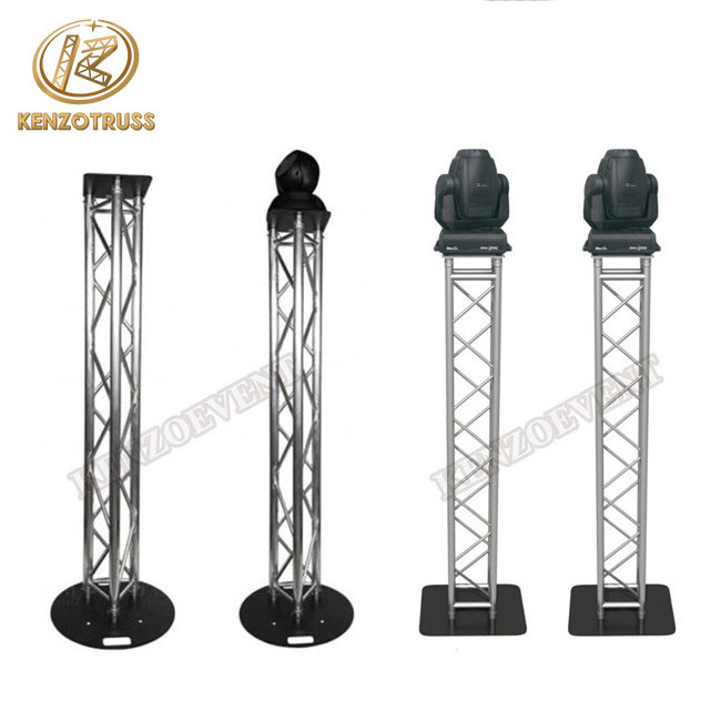 Aluminum Lighting Truss Vertical Totem Curved Totem Truss