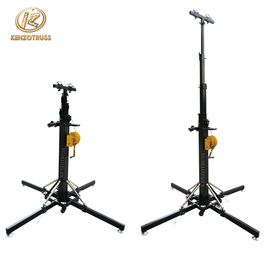 Heavy Duty Dj Lighting Truss Tower Speaker Stand Crank for Sale