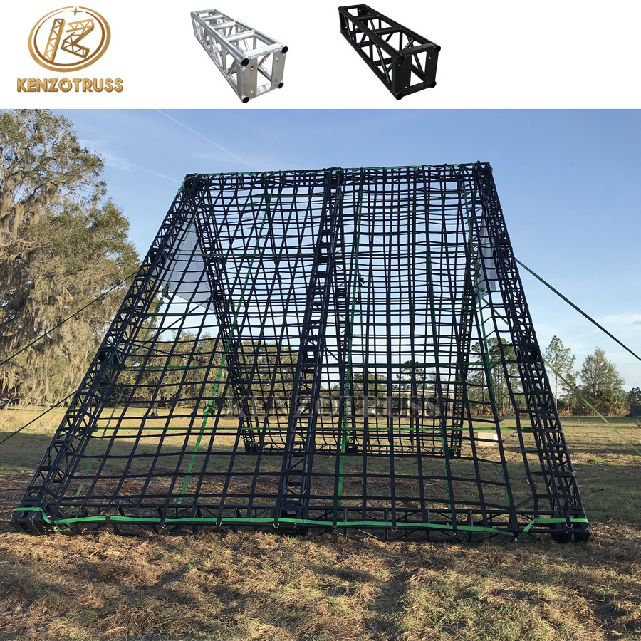 Aluminum Truss Structure Pyramid Monkey Bar Adult Obstacle Course Race