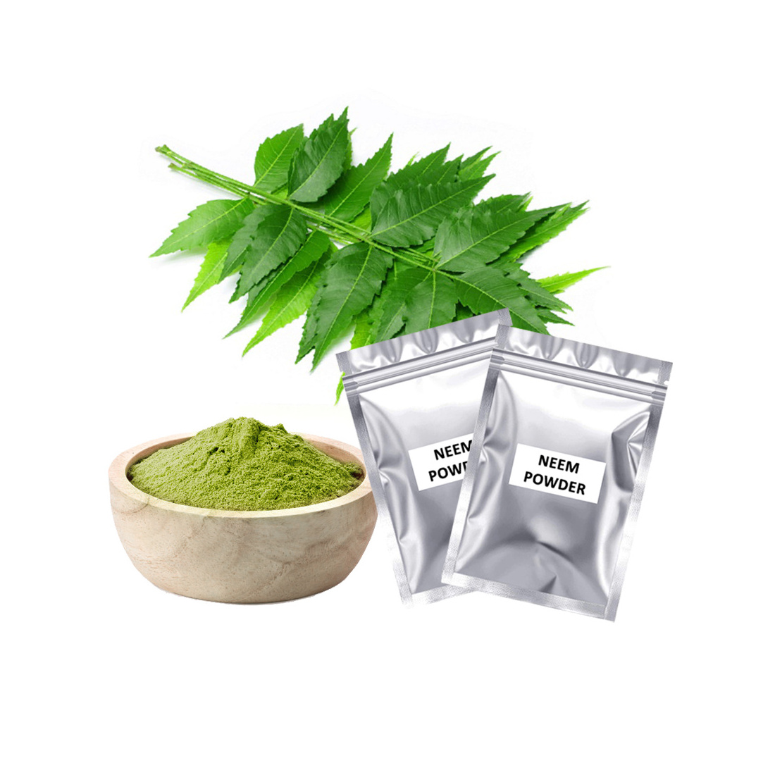 Manufacturer of Botanical Fresh High Quality Neem Powder Herbal Extract