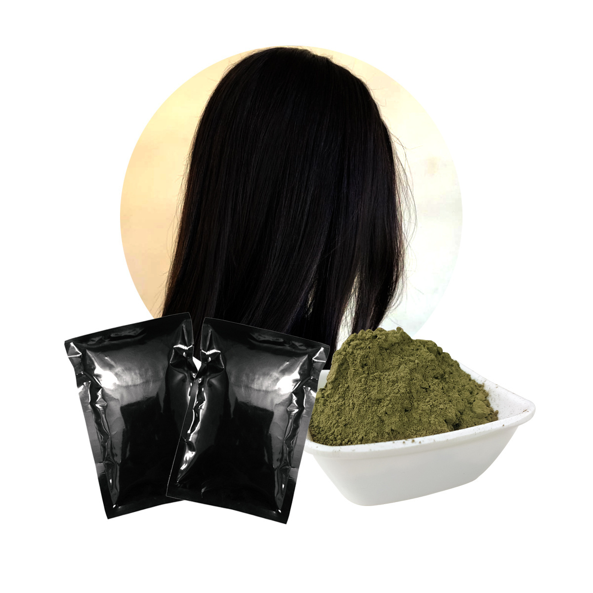 Indian Best Selling Black Hair Dye Powder 100% Natural Dye