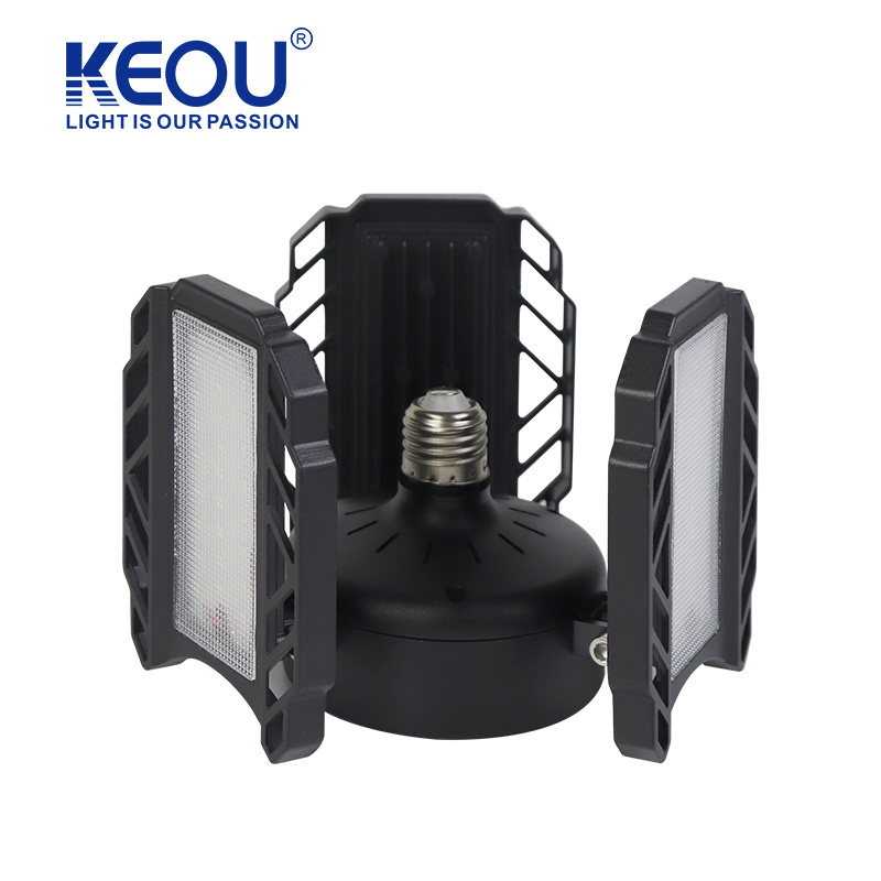 KEOU New Aluminum 50W Garage Light Adjustable Angle 4000K Garage Light Factory Warehouse Light Miner's Lamp