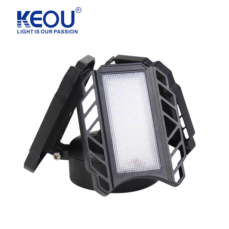 KEOU New Aluminum 50W Garage Light Adjustable Angle 4000K Garage Light Factory Warehouse Light Miner's Lamp