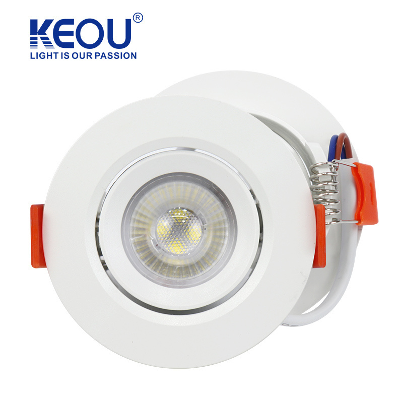 Drive High Quality KEOU Spotlight 3W 5W 7W 9W 12W Round Square Indoor Lighting LED Spotlight