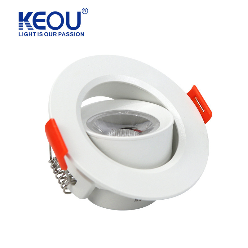 Drive High Quality KEOU Spotlight 3W 5W 7W 9W 12W Round Square Indoor Lighting LED Spotlight