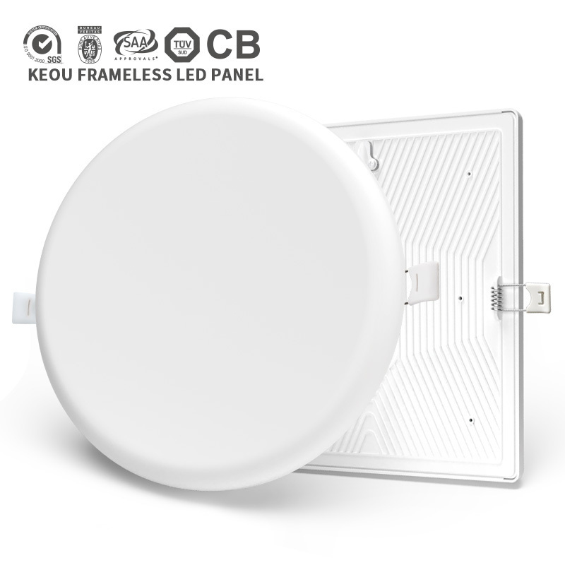 new recessed downlight round lamp ip54 dimmable 36w frameless led light panel