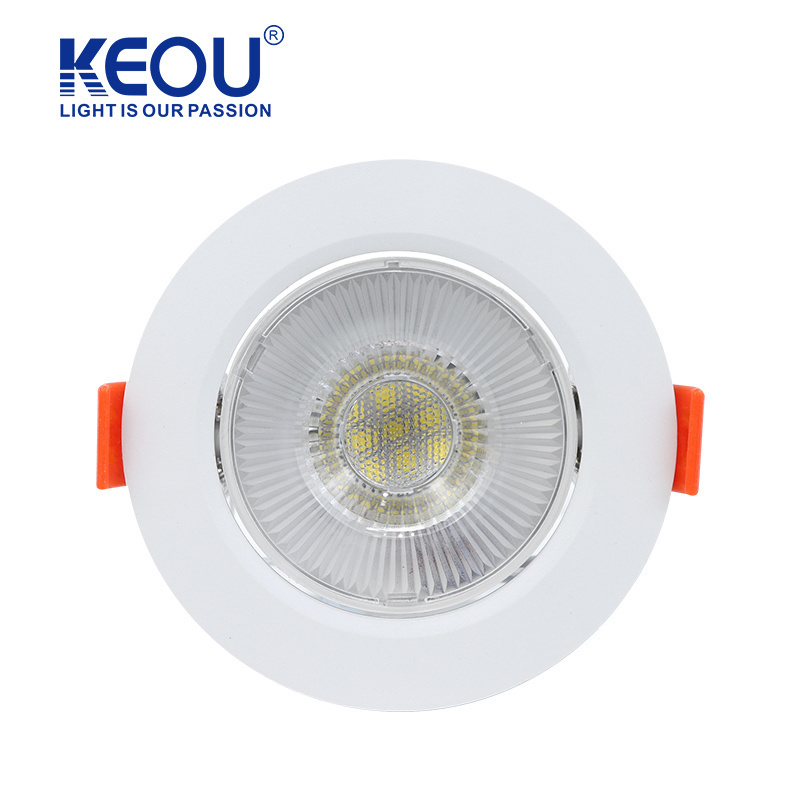 KEOU New PC Material Warm white  Adjustable LED Light Spot Light 7W DOB Spot Light