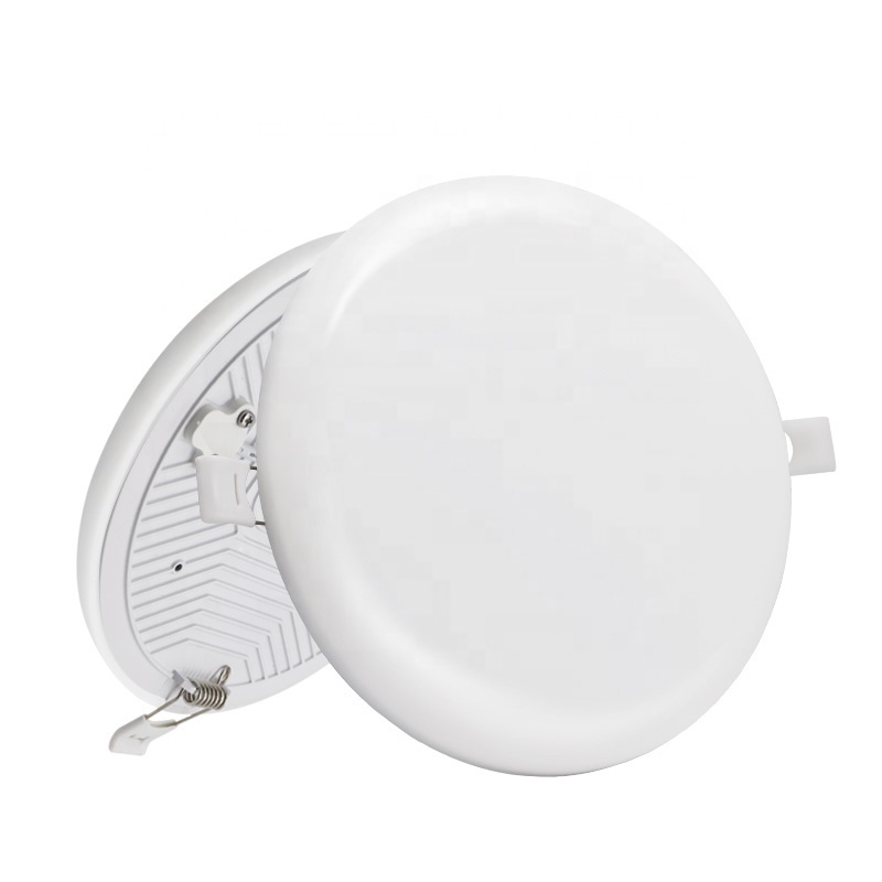 KEOU New 2.4G Wireless round smd Frameless recessed lamp 24w smart dimmable led panel light with remote control