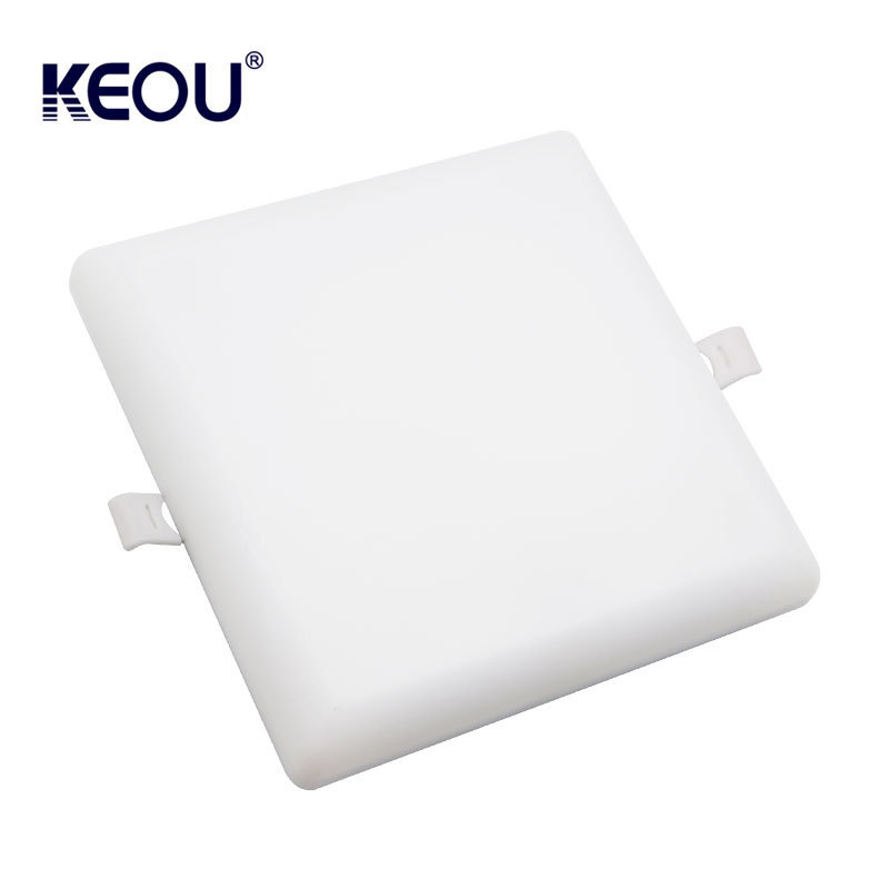 Double color dimmable 16w colour changing led ceiling panel light recessed square