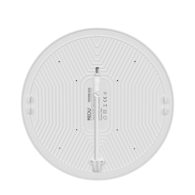 Smart motion sensor surface mounted ceiling 3D round led panel light 9w led lamp