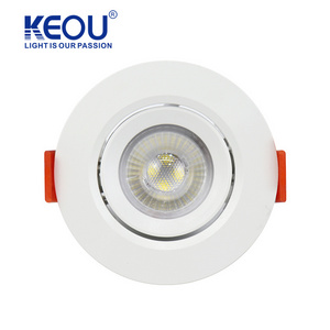 Drive High Quality KEOU Spotlight 3W 5W 7W 9W 12W Round Square Indoor Lighting LED Spotlight