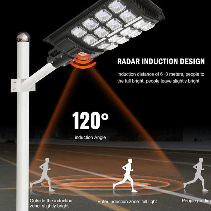 Outdoor Lamp 6-8 hours charging work 40 hours ip66 waterproof 50 watt solar street light led