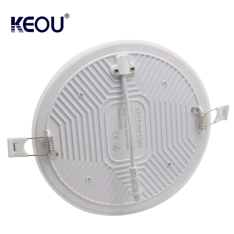 Wholesale adjustable led downlights factory dimmable 36w round ultra thin led light panel with remote control