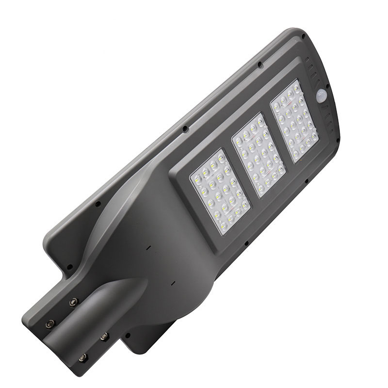 ip65 aluminum housing shell motion smart lamp 60 watts integrated all in one solar street light 20w 60 w