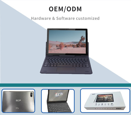 Manufacturer Wholesale cheap price Laptop, 4GB + 64G, 4+128G with android 10 SIM card OS 2in1 tablet pc laptop computers