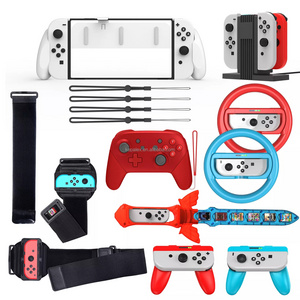 JYS-NS246 Gaming Accessories Bundle Christmas Gift For Switch Sports Game Kit With Controller Sky Sword Charging Dock