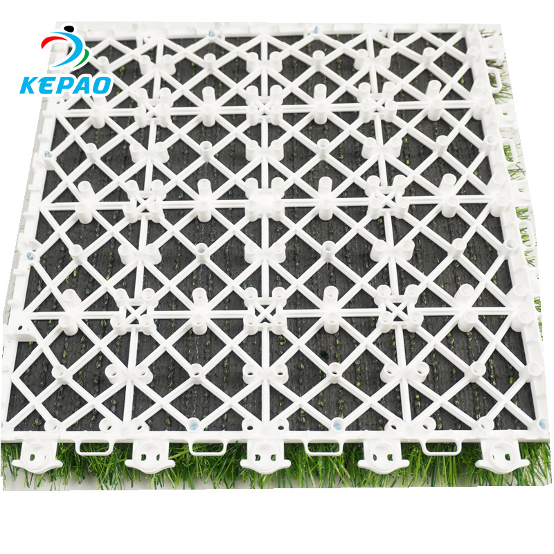 Kepao Wholesale Price Colourful Artificial Grass Hybrid Grass Turf Shock Pad For Artificial Grass