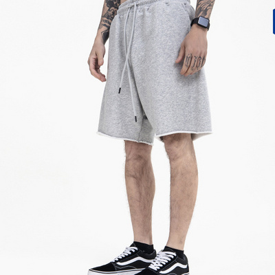 2023 New Summer Men's Shorts Plus Size Drawstring Baggy Sweat Shorts Male Short Pants Men Shorts Sweatpants Streetwear