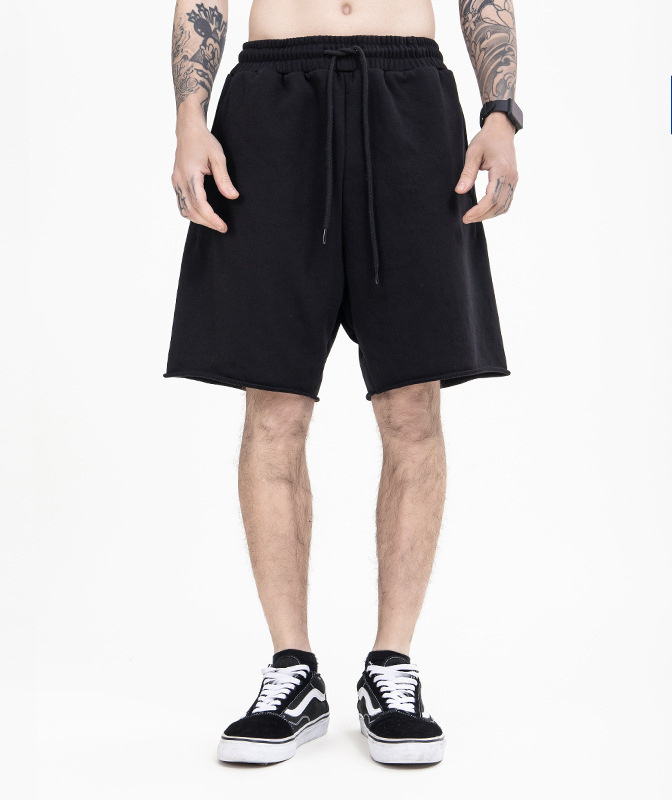 2023 New Summer Men's Shorts Plus Size Drawstring Baggy Sweat Shorts Male Short Pants Men Shorts Sweatpants Streetwear