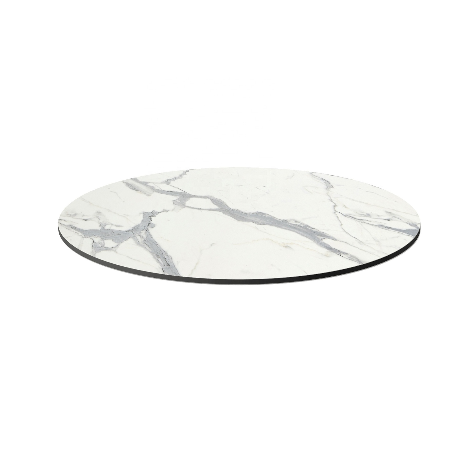 10mm 12mm Marble Concrete Cement Granite Round Square Oblong Shape Tabletop Desk Phenolic HPL Compact Laminate Board