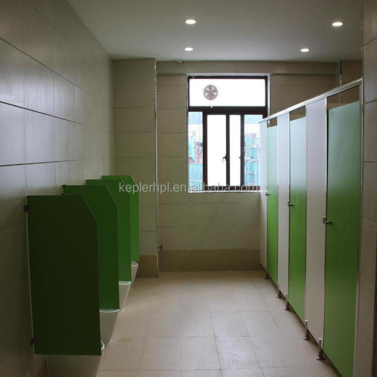 Gym room shower toilet cubicles compact HPL used bathroom partitions