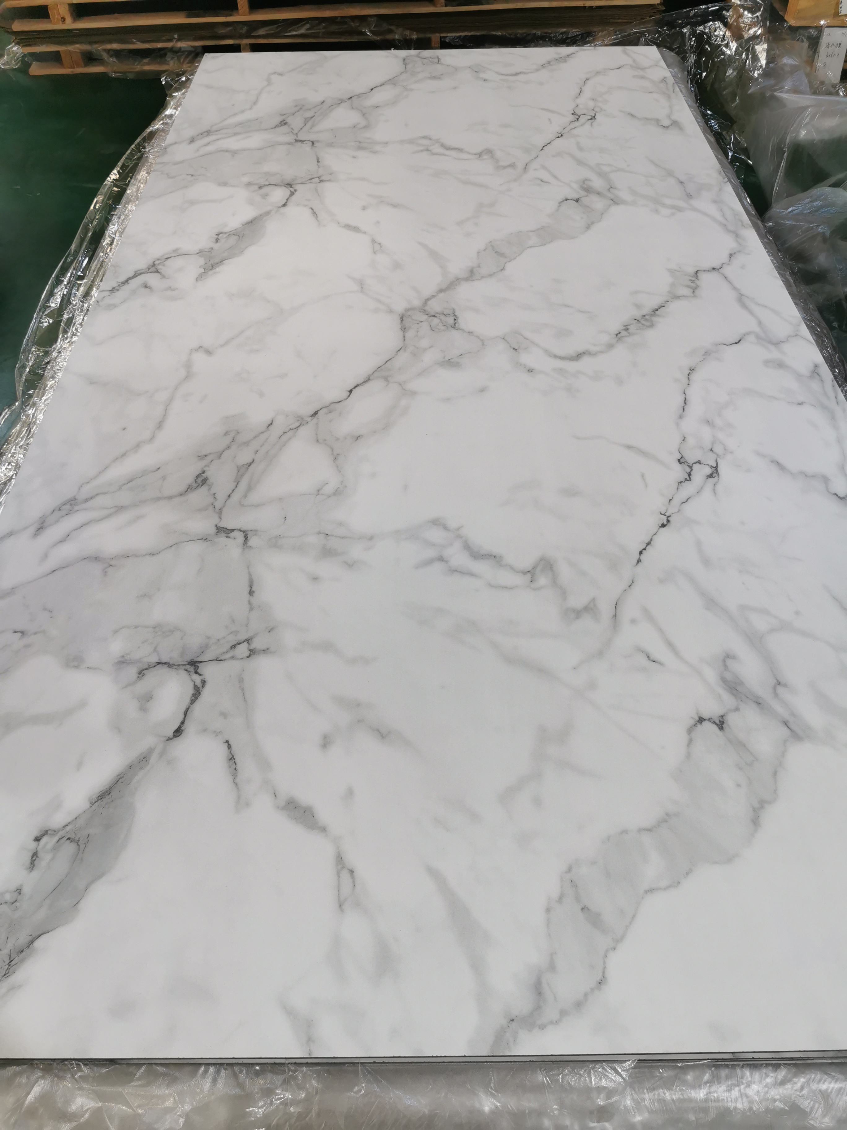 Customized Indoor White Marble Carrara Outdoor Anti UV HPL Facade Wall Cladding Fence Phenolic Compact Laminate Board Tabletop