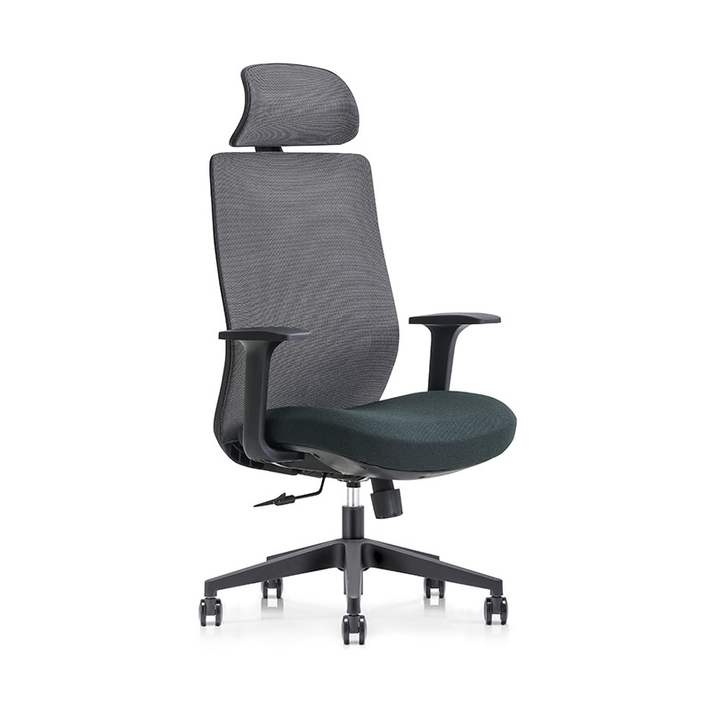 high back mesh office seating height adjustable ergonomic computer mesh chair for office