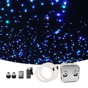 RGBW 32W Dual Emitting Fibre Optic Light Kit Fiber Optic Star Ceiling Kit for Home Theater