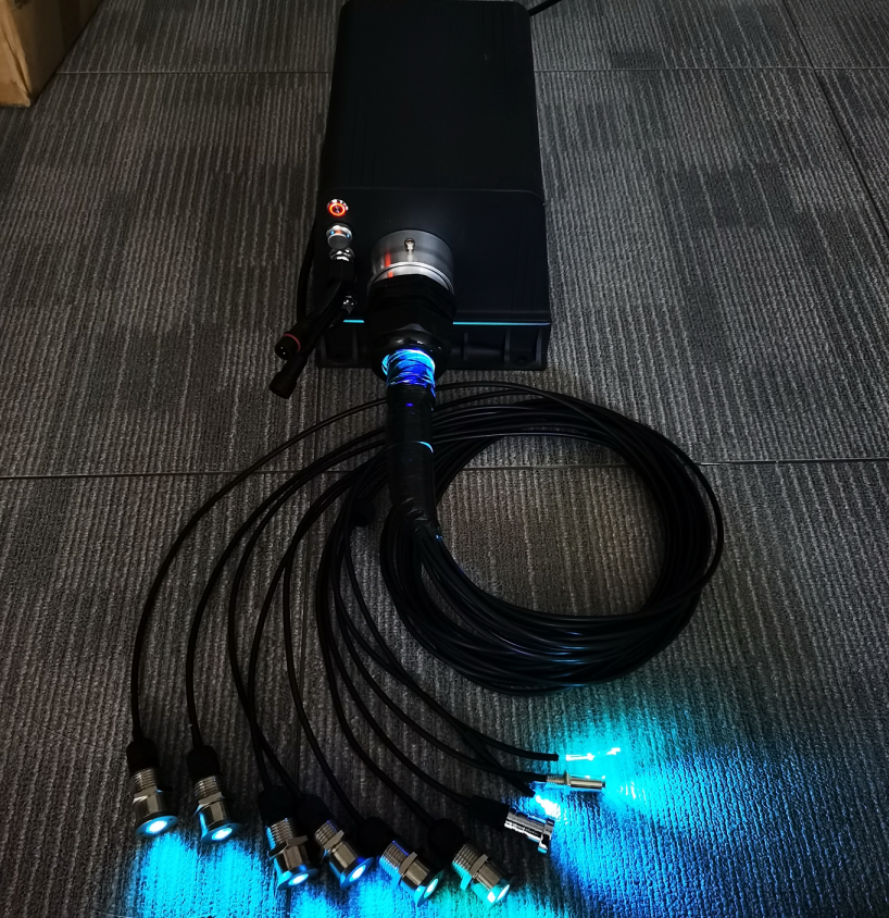 Outdoor LED Fiber Optic Lighting Engine for Swimming Pool Exquisite Exterior Fiber Optic Lighting