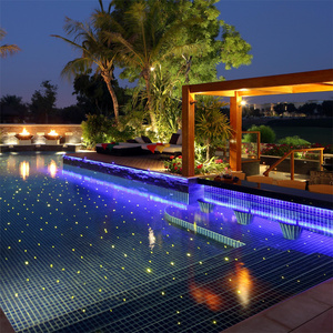 2023 KEPUAI RGB Fibre Optic Swimming Pool Star Lights Underwater Starry Pool Light with Shooting Star