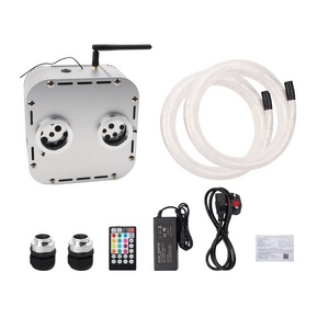 32W RGBW Dual 1000pcs Fiber Optic Starlight Kit with APP Control Star Roof Light Kit