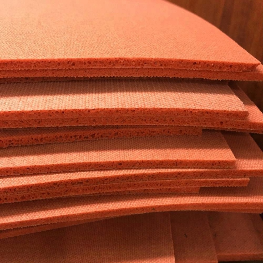 silicone foam sponge rubber sheet for heat transfer machine