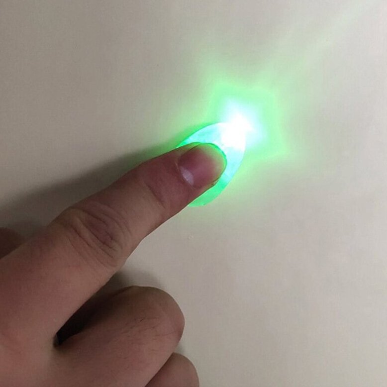 Wholesale led Light Up magic trick prop thumb lamp Tip Light flash light thumb close up magicians Magic Finger Lamp