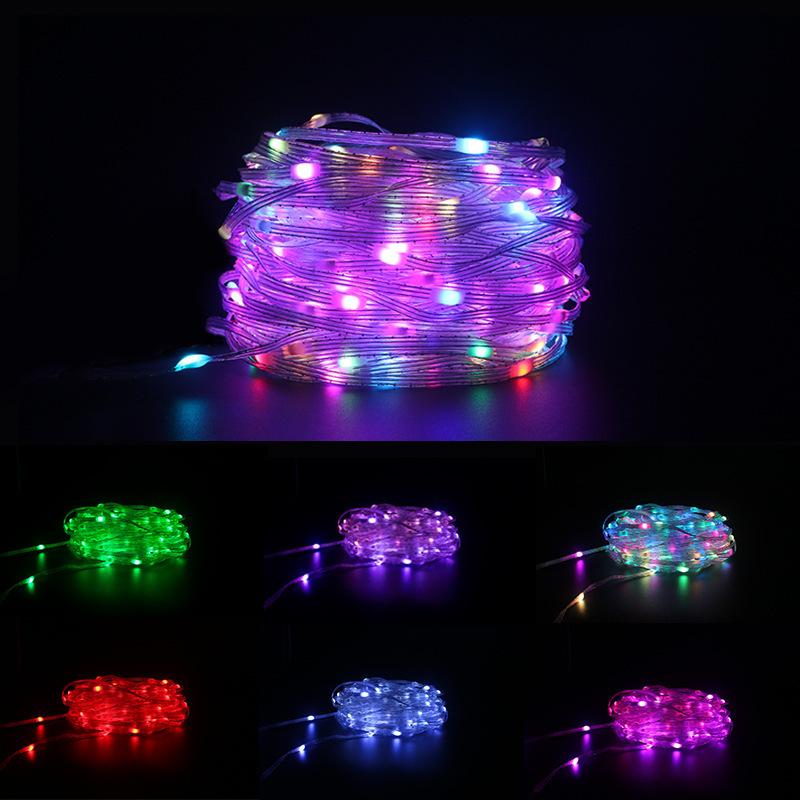 Waterproof Outdoor 5m 10m 20m String Lighting Led Christmas Party Wedding Holiday Decoration Fairy String Lights