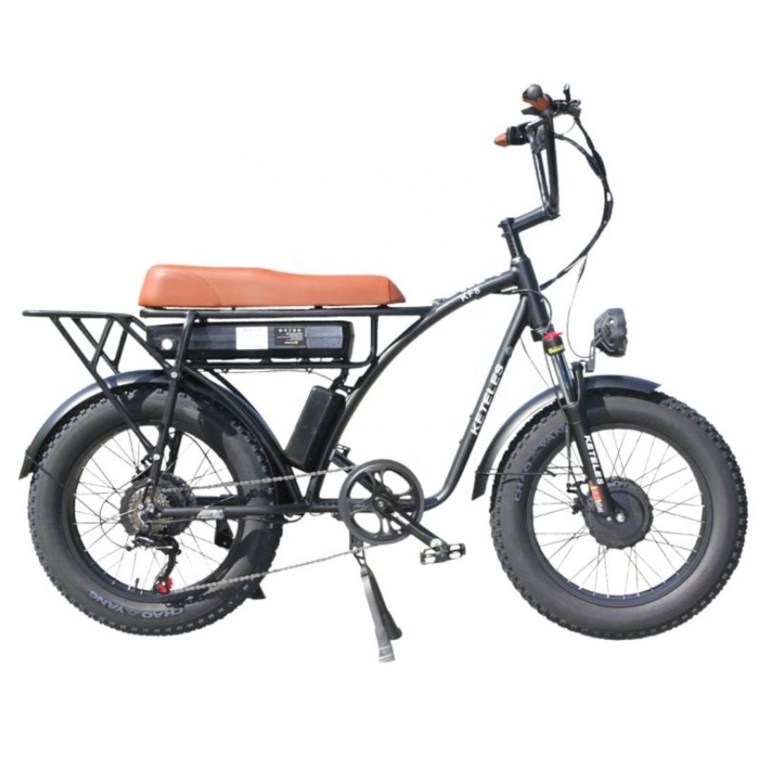 Eu Us Stock 2000w Motor City Vintage Retro Bike Bicycles Free Shipping 20 Inch Fat Tire Electric Bike