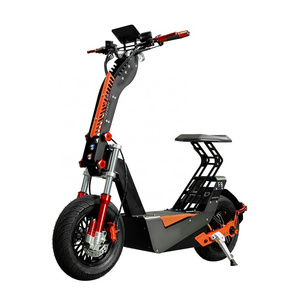 Us Eu Stock 16 Inch 60v 72v 8000w 10000w Off-road Electric Scooter With Acrylic Led Panel Large Electric Scooter